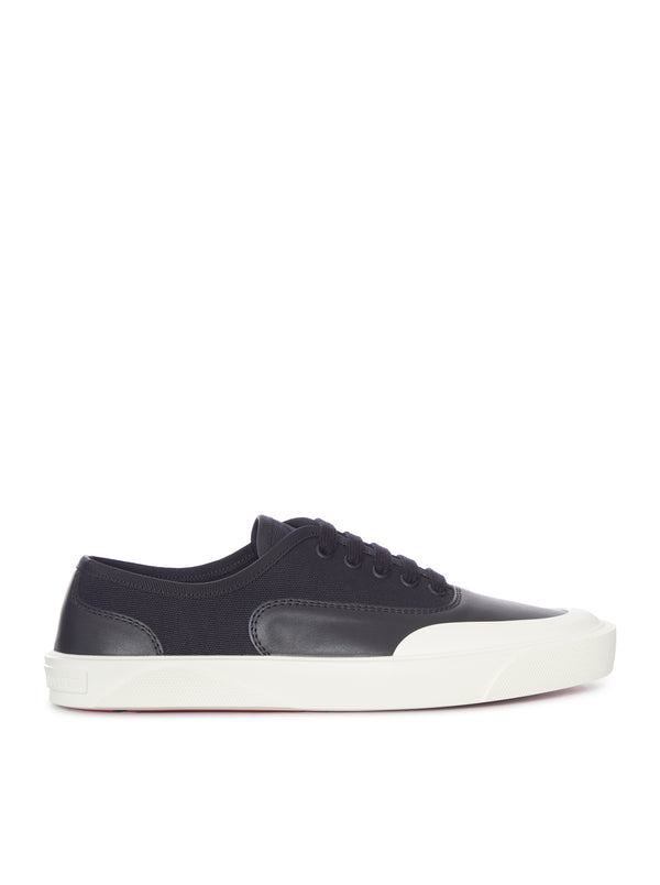 SNEAKERS TACTICAL SKATE IN PELLE DI VITELLO E COTONE