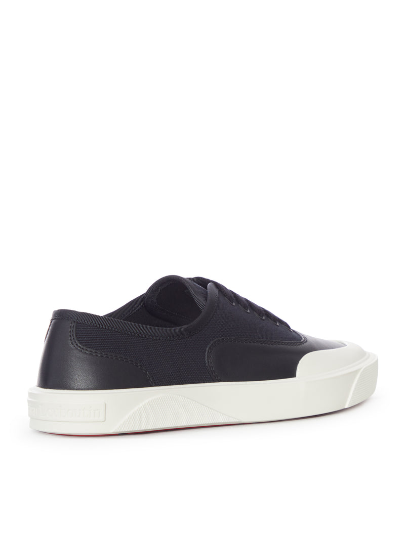 SNEAKERS TACTICAL SKATE IN PELLE DI VITELLO E COTONE