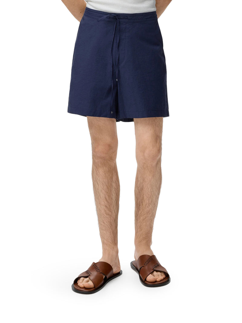 SHORTS FLUIDO IN POPELINE DI COTONE