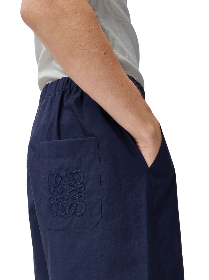 SHORTS FLUIDO IN POPELINE DI COTONE