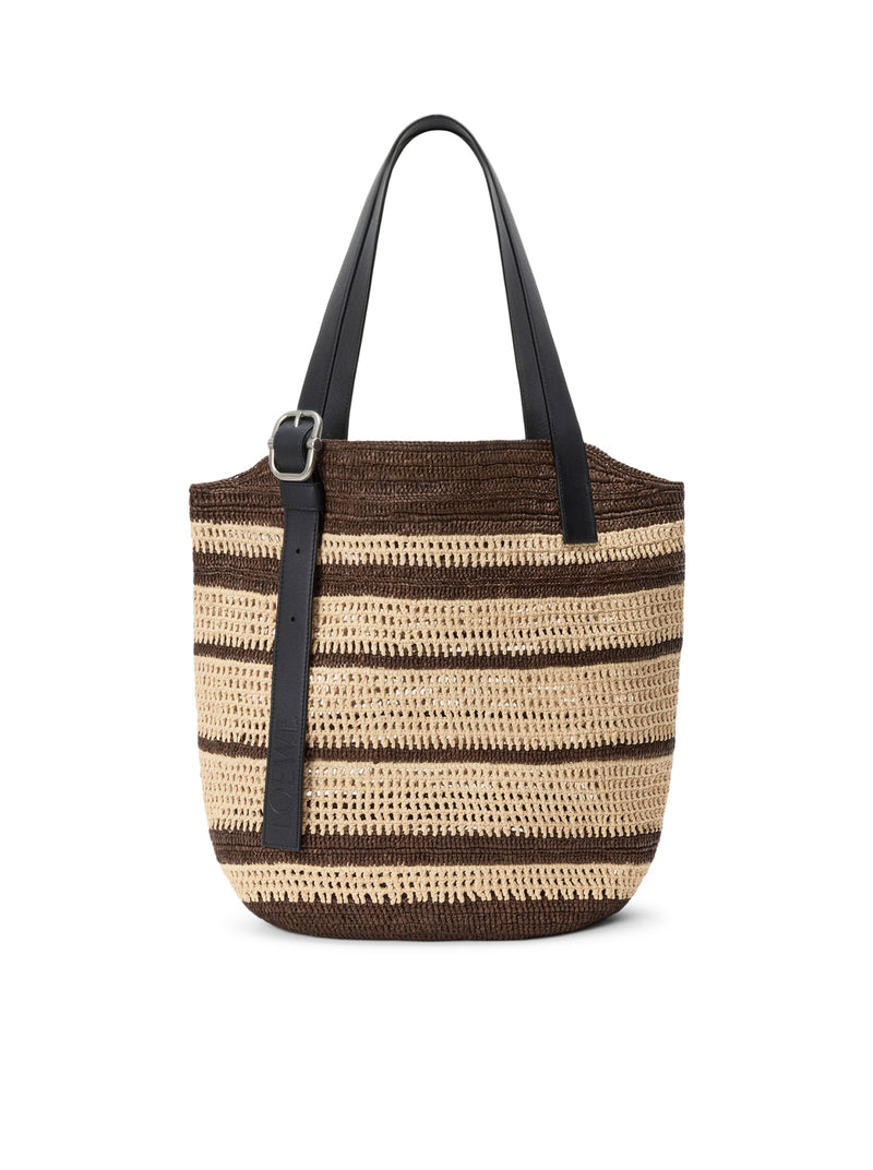 BORSA LOOP BASKET IN RAFIA