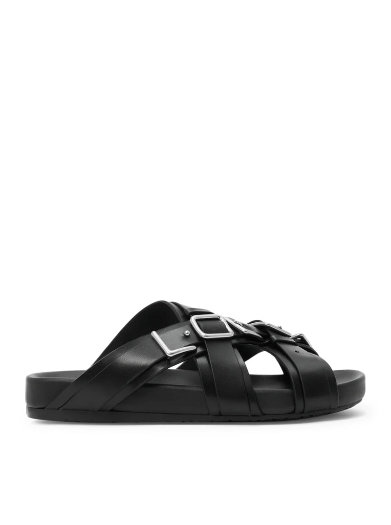 SANDALI TYPE CON PLANTARE IN PELLE DI VITELLO CONCIATA AL VEGETALE