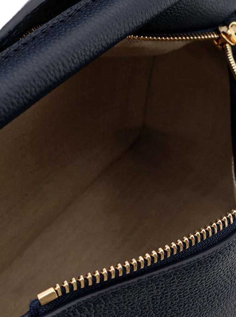 BORSA PUZZLE EDGE PICCOLA IN PELLE DI VITELLO GRANATA