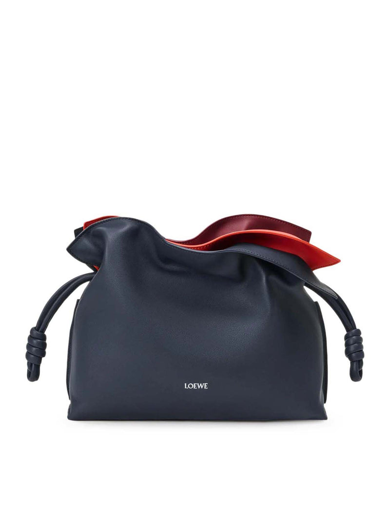 BORSA LAYERED FLAMENCO CLUTCH MEDIA IN NAPPA DI VITELLO