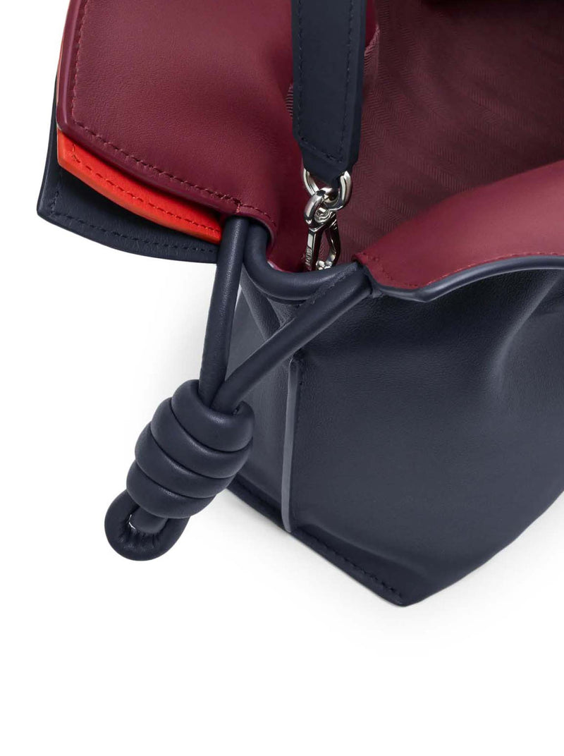 BORSA LAYERED FLAMENCO CLUTCH MEDIA IN NAPPA DI VITELLO
