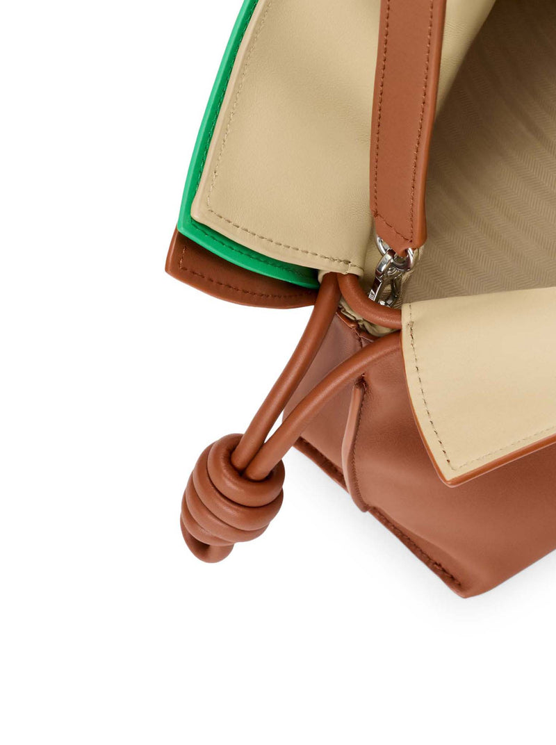 BORSA LAYERED FLAMENCO CLUTCH MEDIA IN NAPPA DI VITELLO