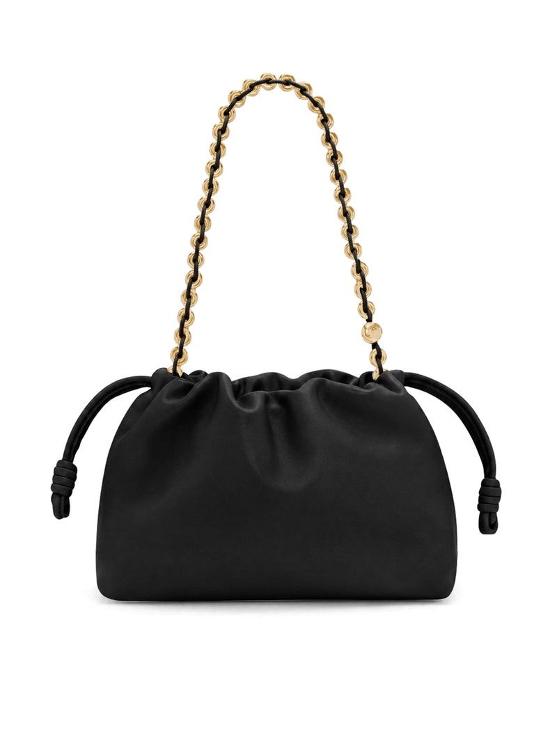BORSA MEDIA FLAMENCO IN MORBIDA NAPPA D`AGNELLO