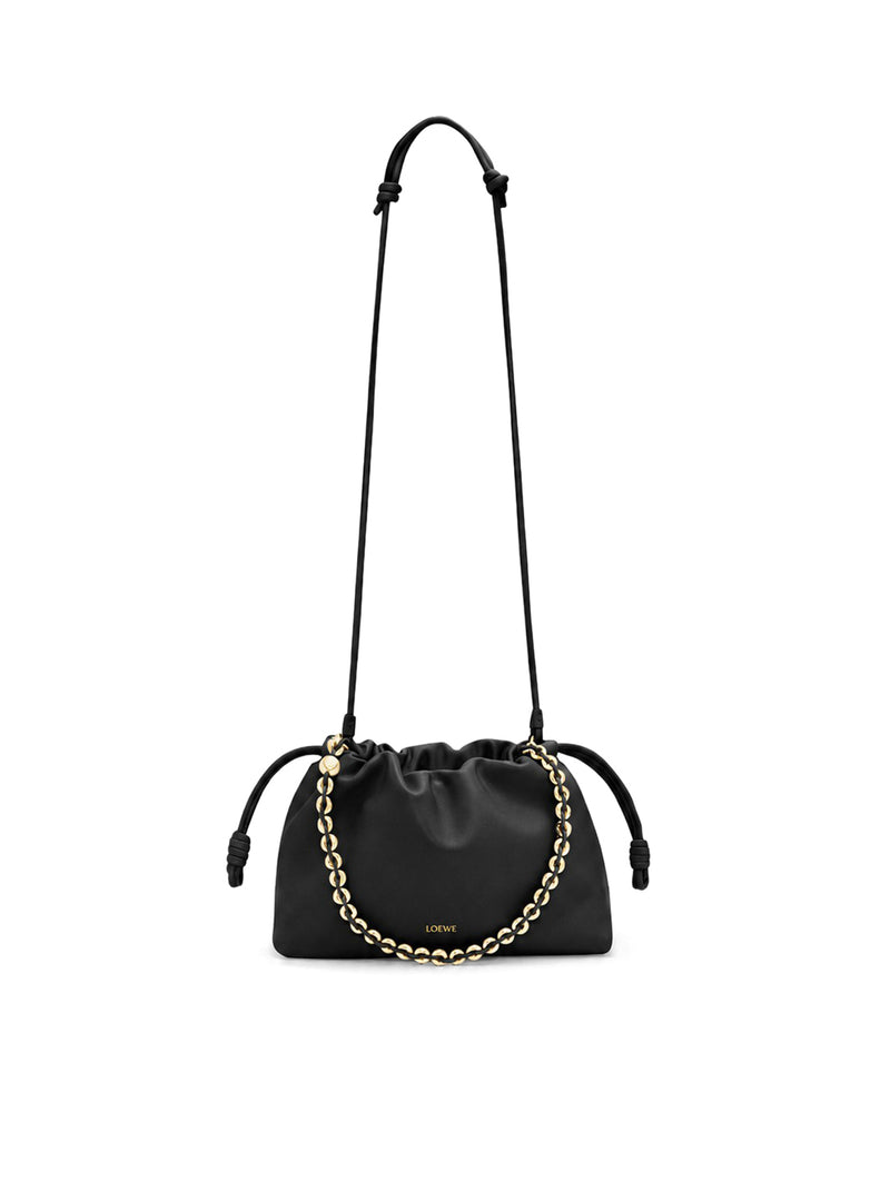 BORSA MEDIA FLAMENCO IN MORBIDA NAPPA D`AGNELLO