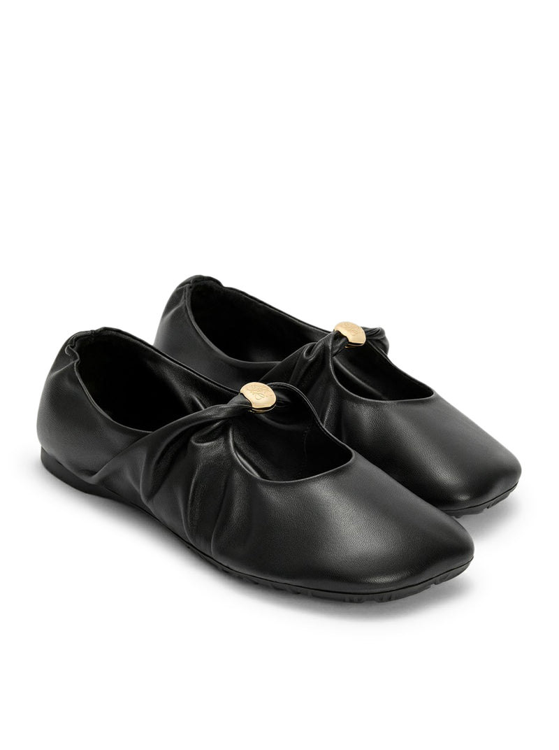 BALLERINE PEBBLE IN NAPPA DI AGNELLO