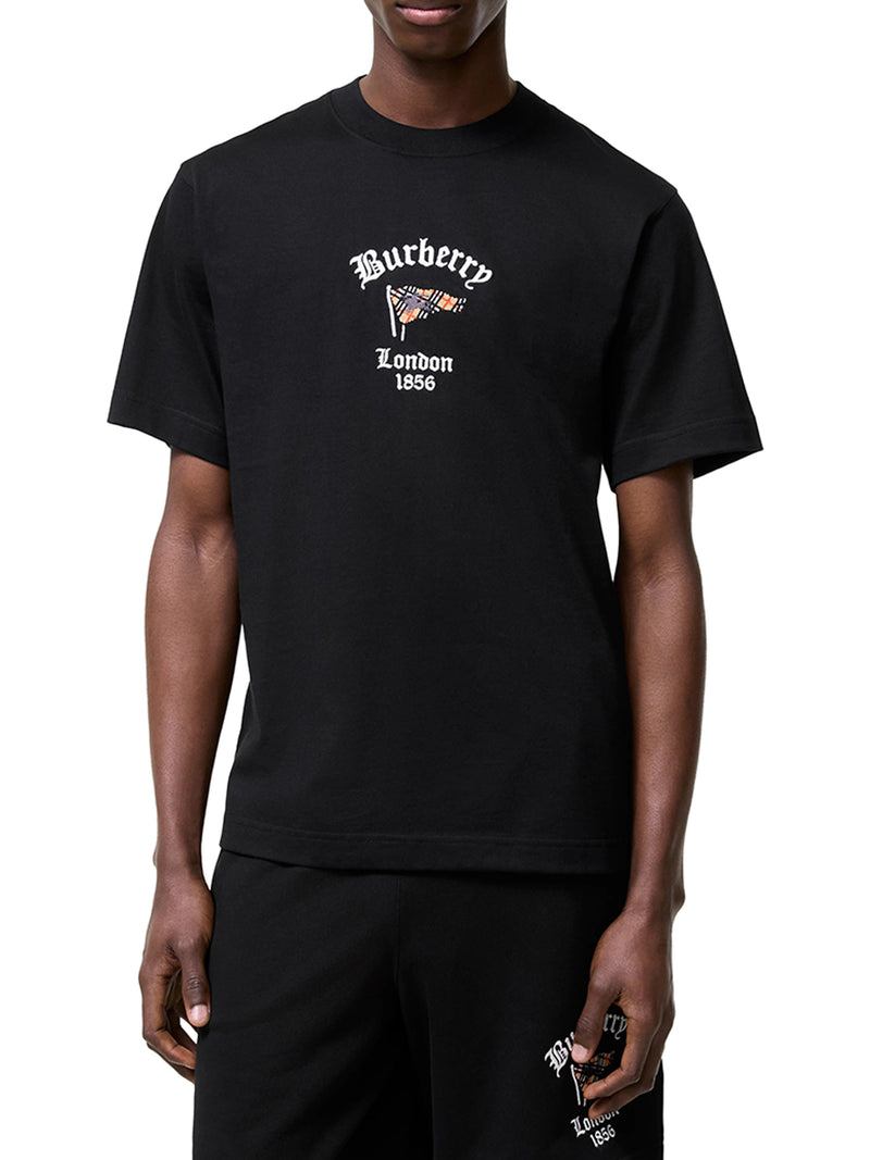 T-SHIRT IN COTONE CON LOGO FRONTALE