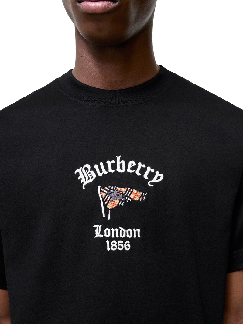 T-SHIRT IN COTONE CON LOGO FRONTALE