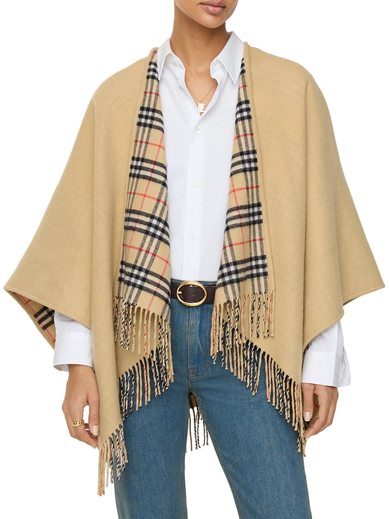 MANTELLA CHECK REVERSIBILE IN LANA