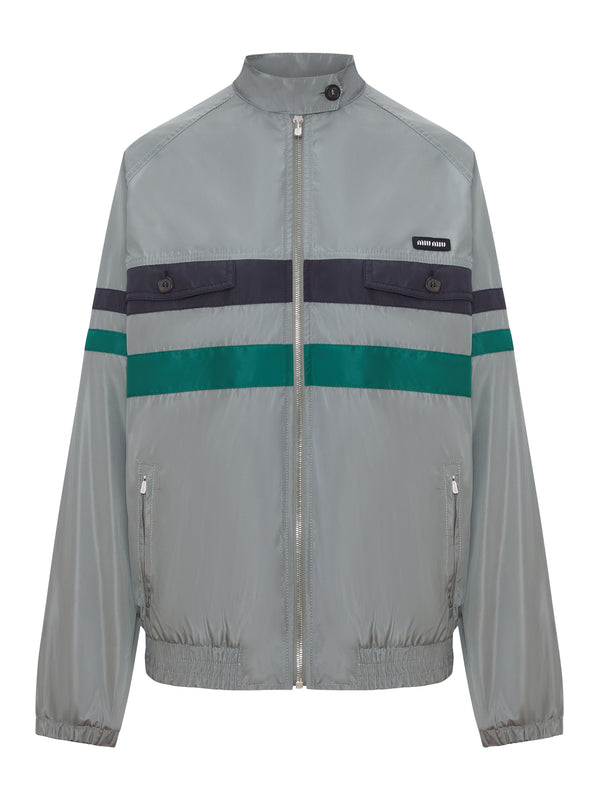 BLOUSON IN SETA TEC