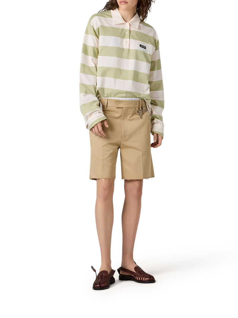 POLO IN JERSEY A RIGHE