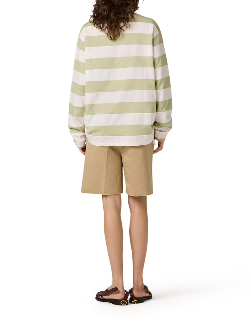 POLO IN JERSEY A RIGHE