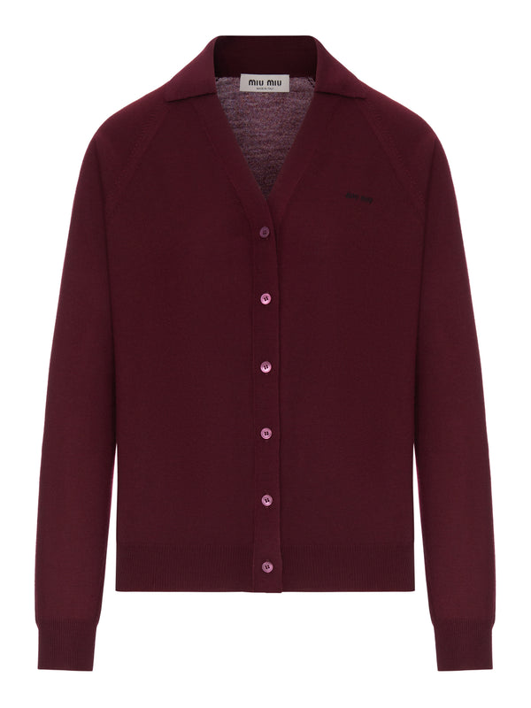 CARDIGAN IN FINISSIMO FILATO DI LANA