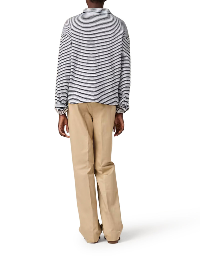 POLO IN COTONE, CASHMERE E SETA