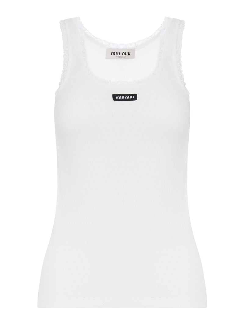 TOP IN COTONE TINTO CAPO