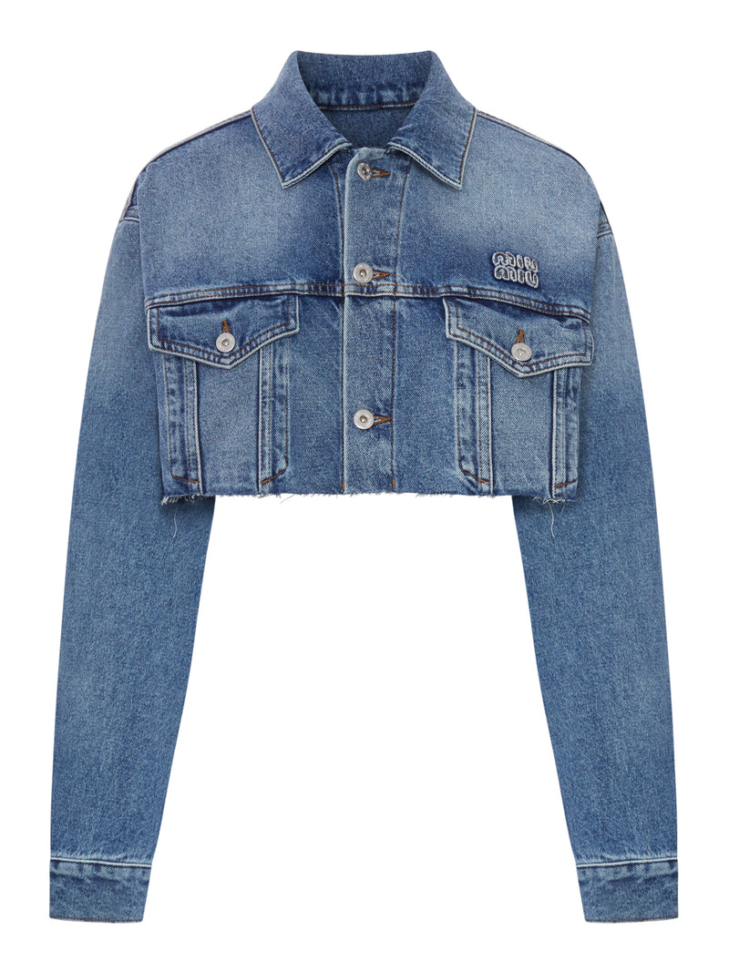 BLOUSON IN DENIM WASHED