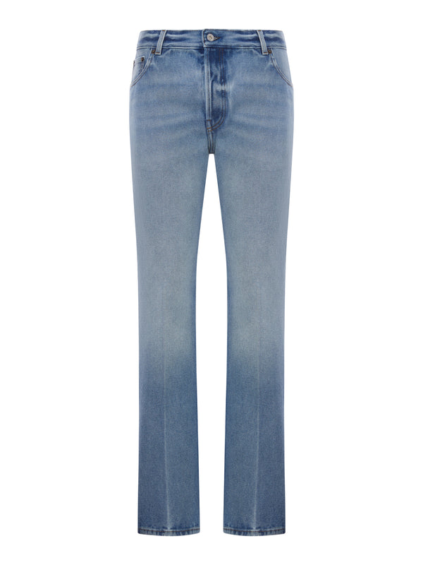 PANTALONI CINQUE TASCHE IN DENIM WASHED