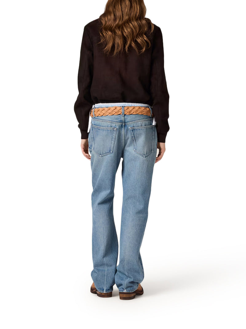 PANTALONI CINQUE TASCHE IN DENIM WASHED