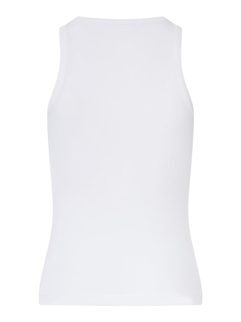 TOP IN COTONE CON STAMPA FRONTALE