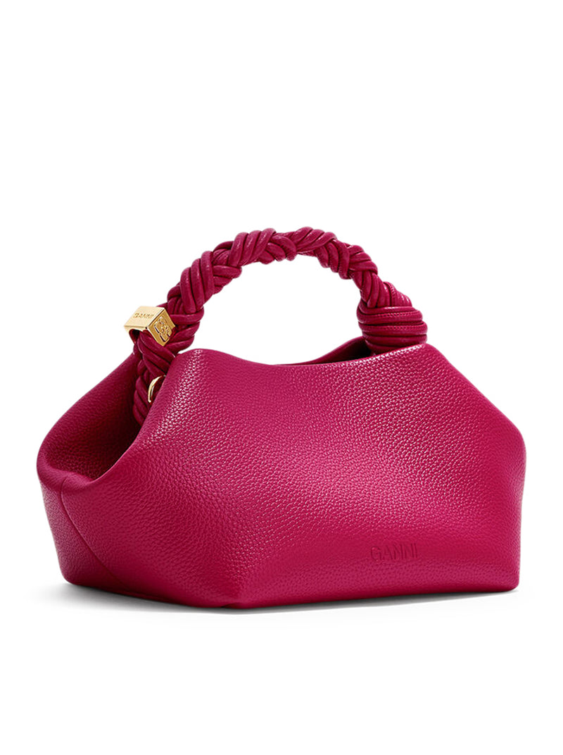PICCOLA BORSA BOU IN PELLE MARTELLATA