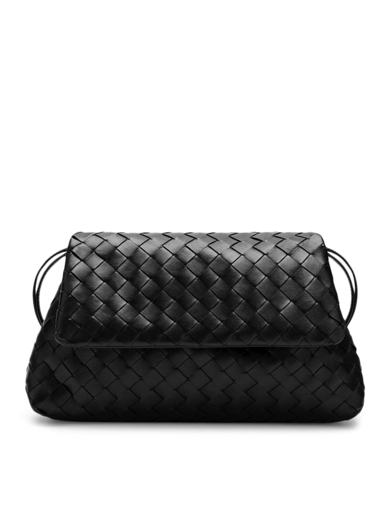 POUCH INTRECCIATO IN PELLE