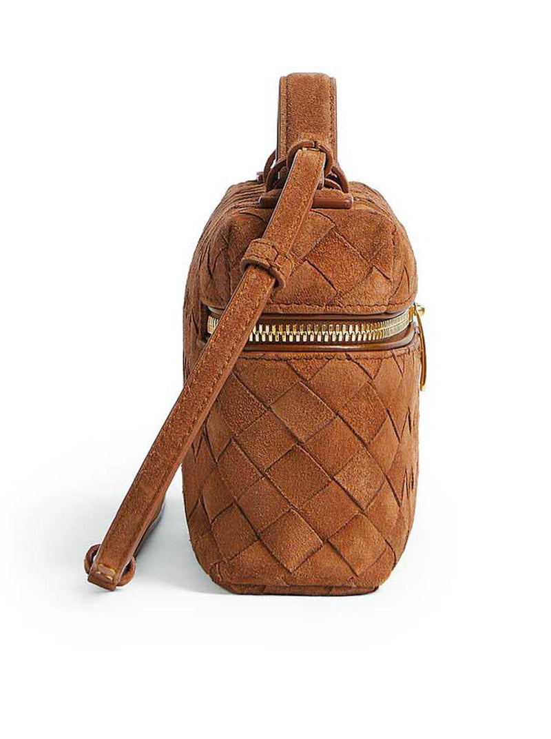 BORSA A MANO BANG BANG IN PELLE SCAMOSCIATA