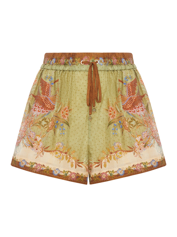 SHORTS INDRA IN SETA STAMPATA