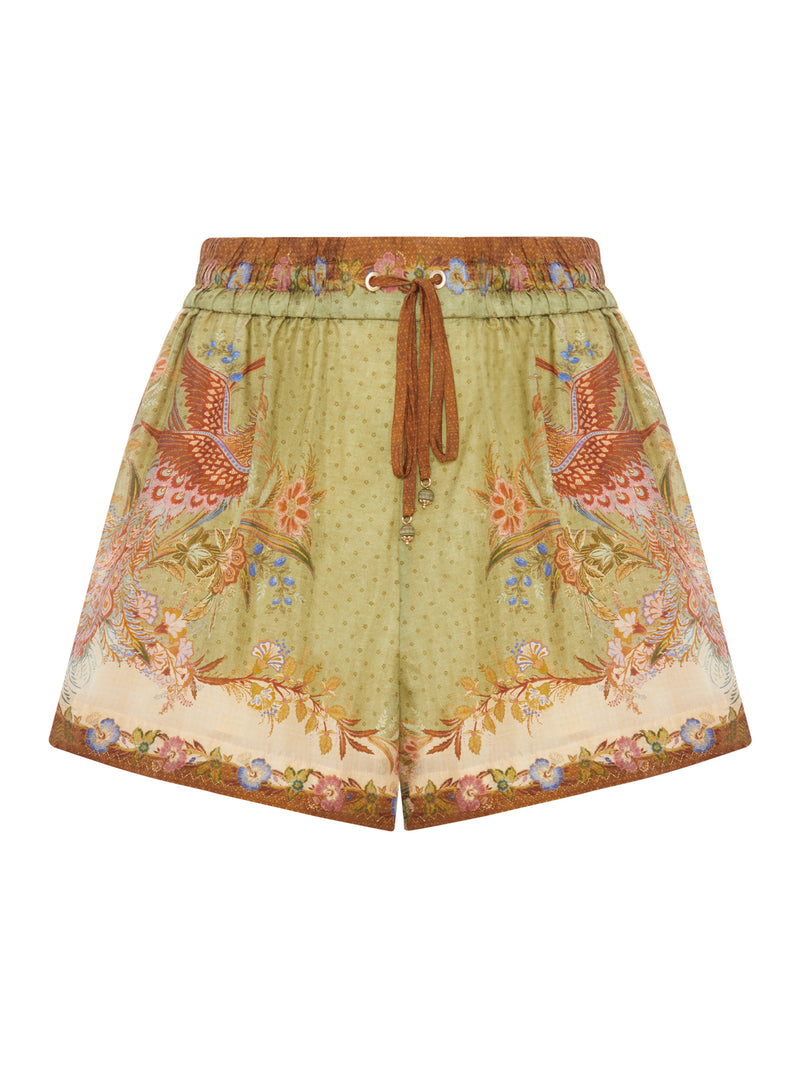 SHORTS INDRA IN SETA STAMPATA