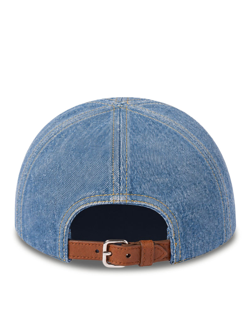 CAPPELLO DA BASEBALL IN DENIM WASHED