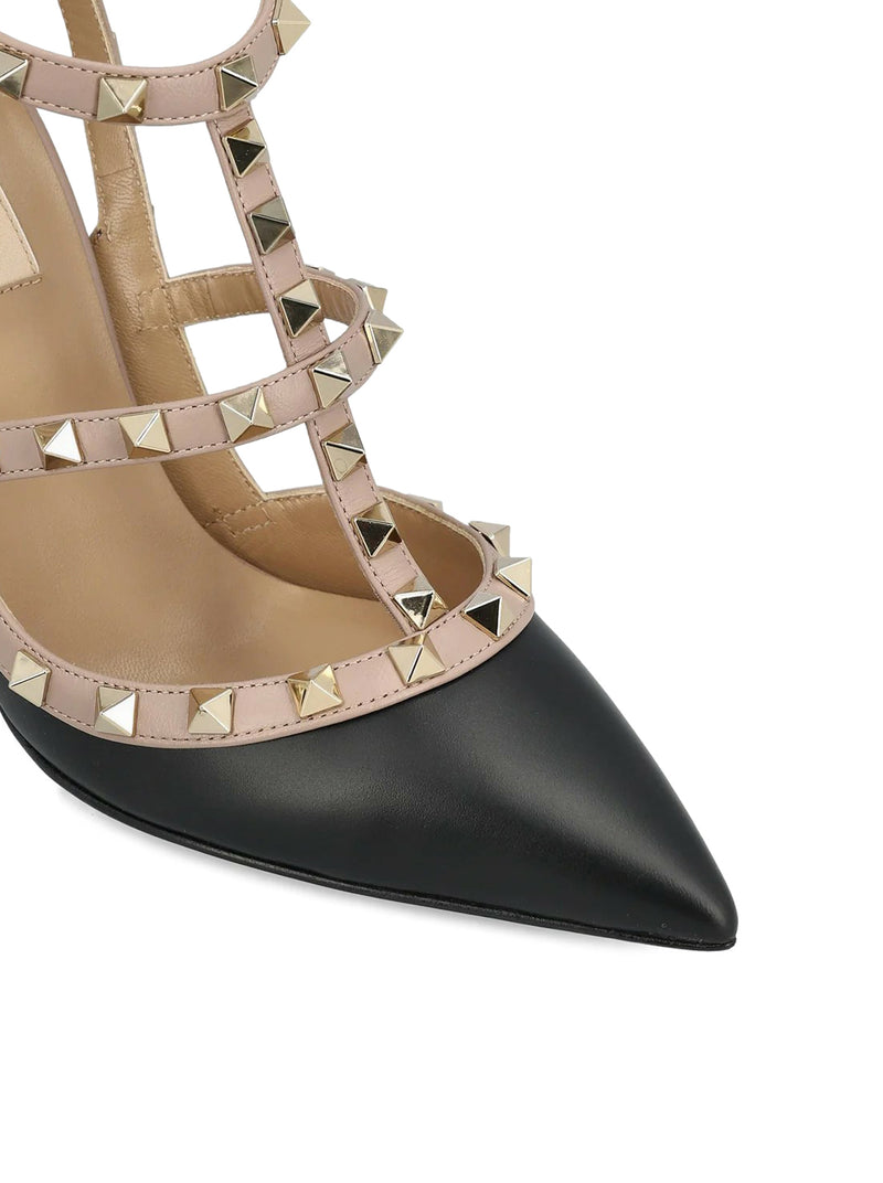 DÉCOLLETÉ ROCKSTUD IN PELLE