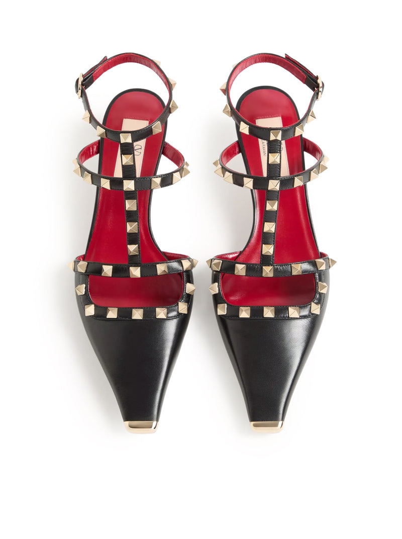 DÉCOLLETÉ ROCKSTUD IN CAPRETTO 40MM
