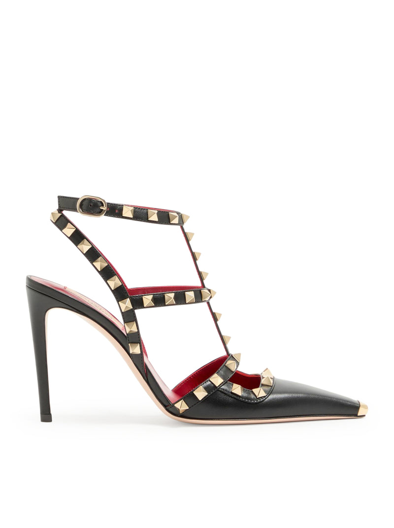 DÉCOLLETÉ ROCKSTUD IN CAPRETTO 100MM