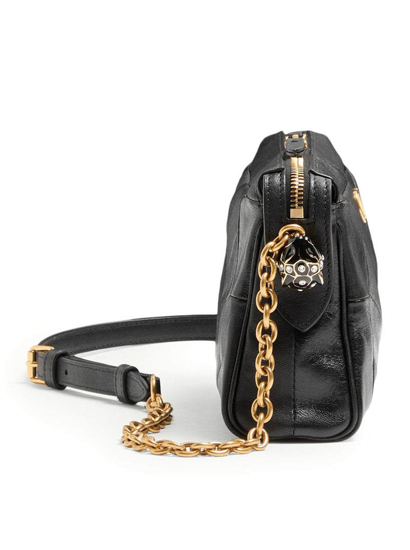 BORSA A TRACOLLA PICCOLA VALENTINO GARAVANI PANTHEA IN NAPPA MOTIVO CHEVRON