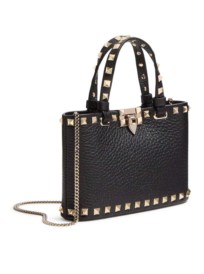 MINI BORSA SHOPPING ROCKSTUD IN VITELLO