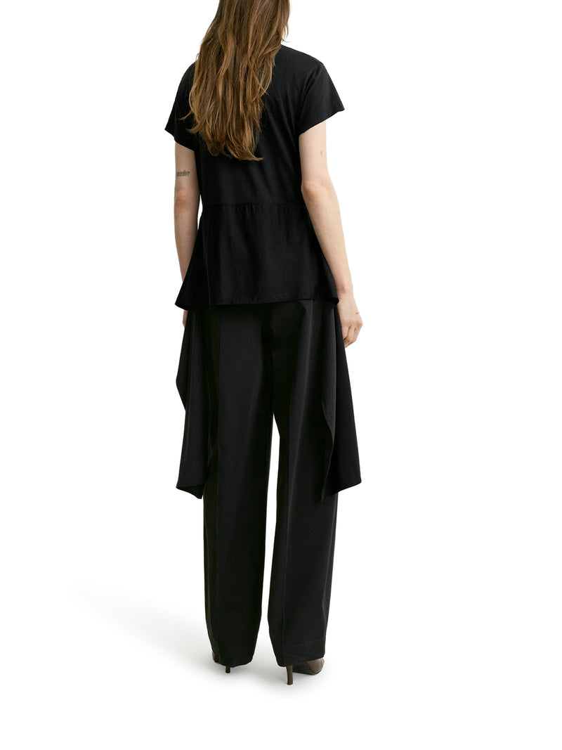 T-SHIRT IN COTONE CON CINTURA IN VITA