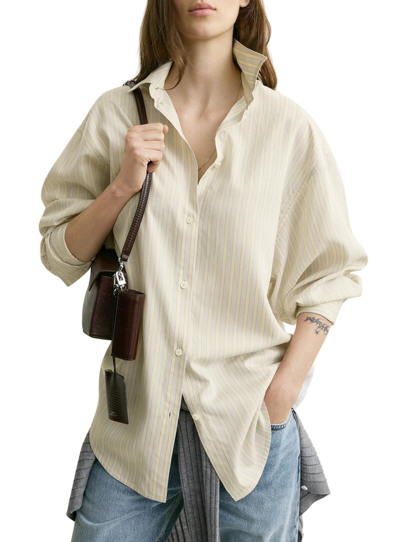 CAMICIA A RIGHE OVERSIZE