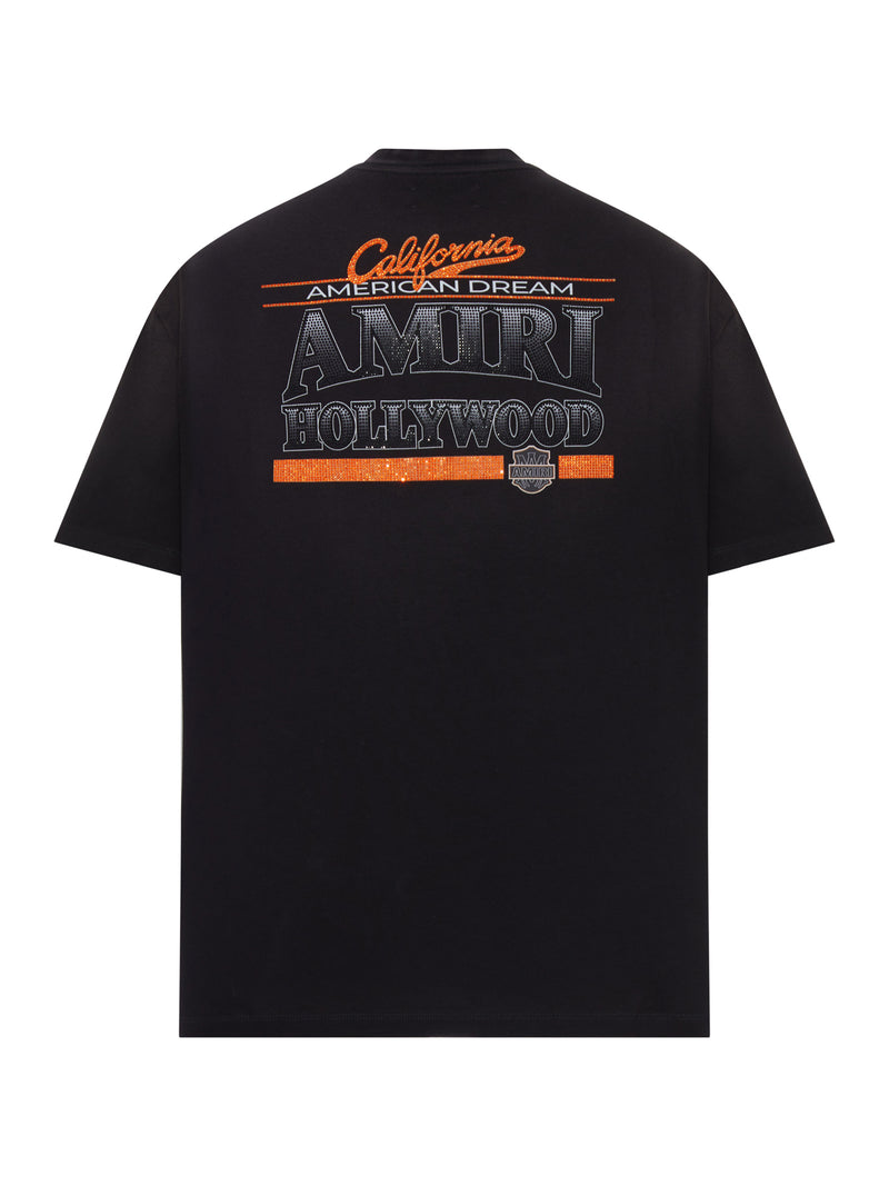 T-SHIRT IN COTONE AMERICAN DREAM CRYSTAL