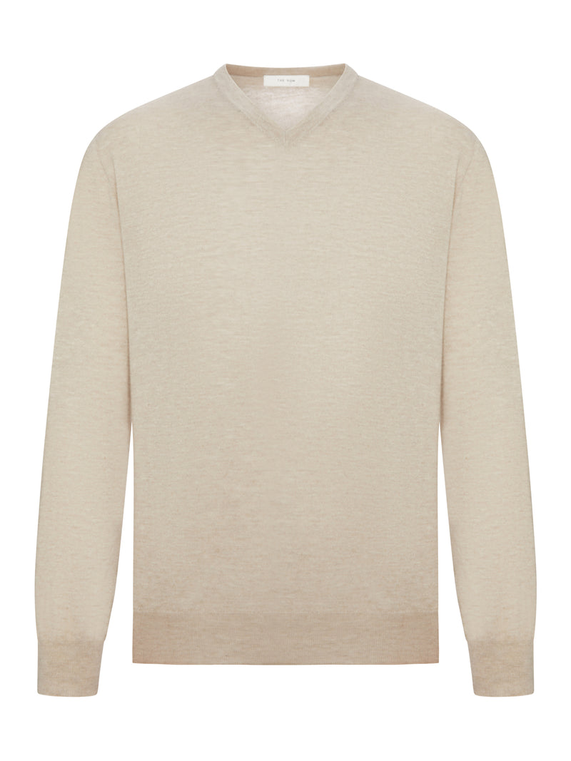 MAGLIA MAPPLE IN CASHMERE CON SCOLLO A V