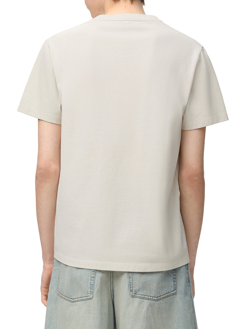 T-SHIRT IN MISTO COTONE CON LOGO ANAGRAM