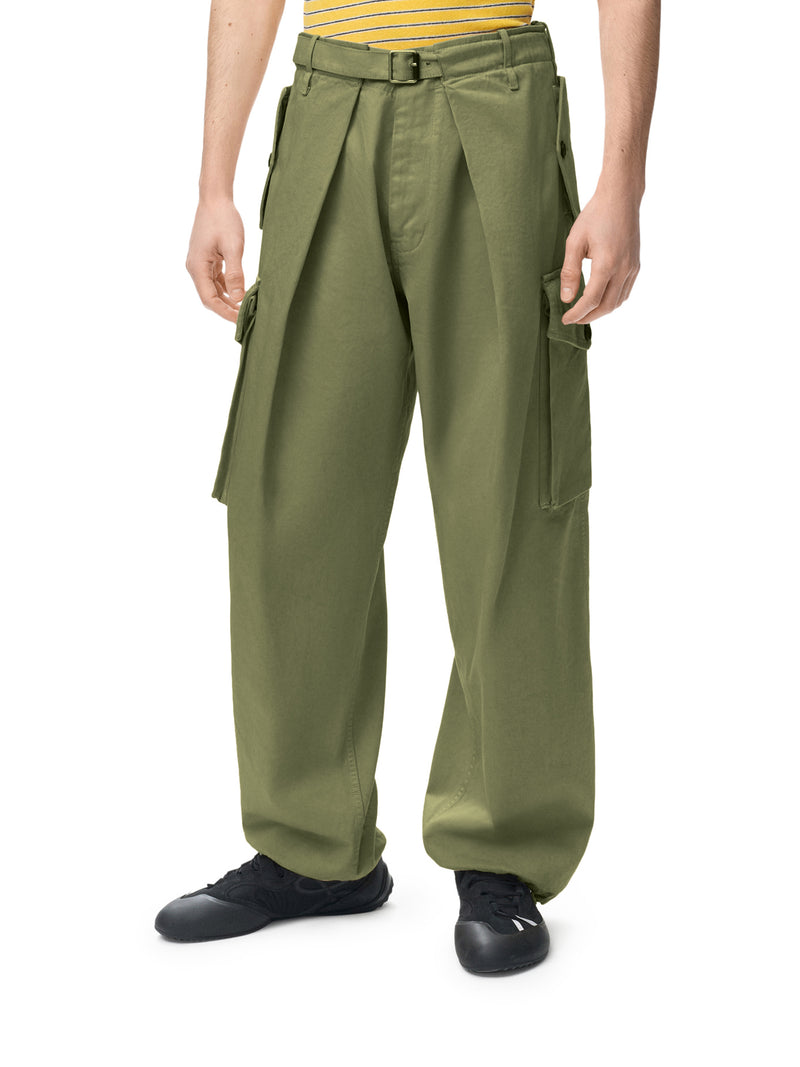 PANTALONI CARGO IN COTONE