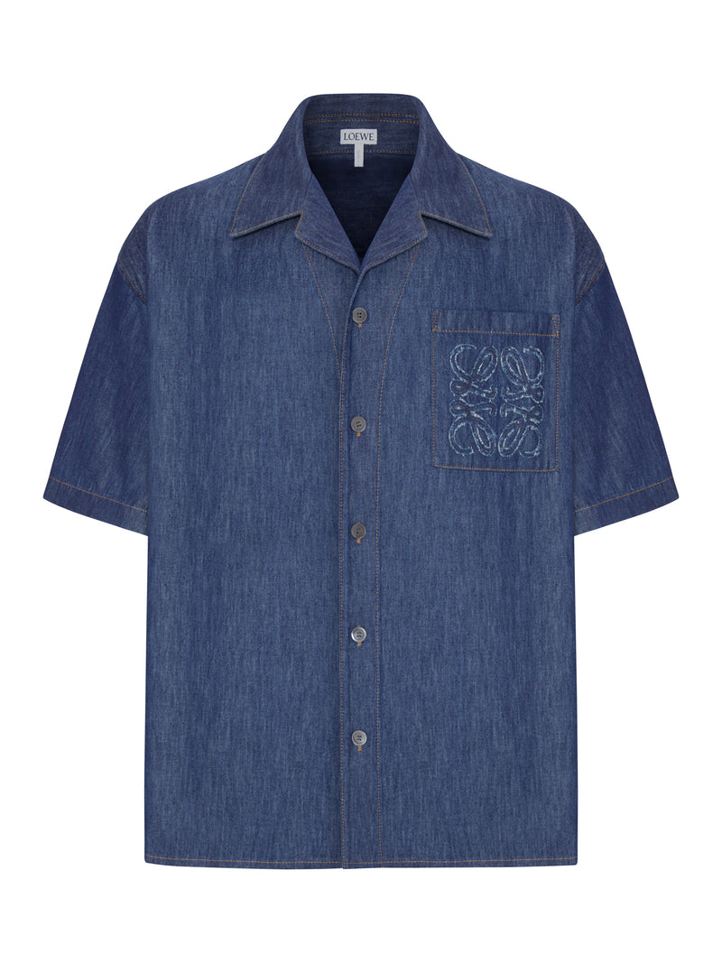 CAMICIA IN CHAMBRAY DI COTONE LEGGERO