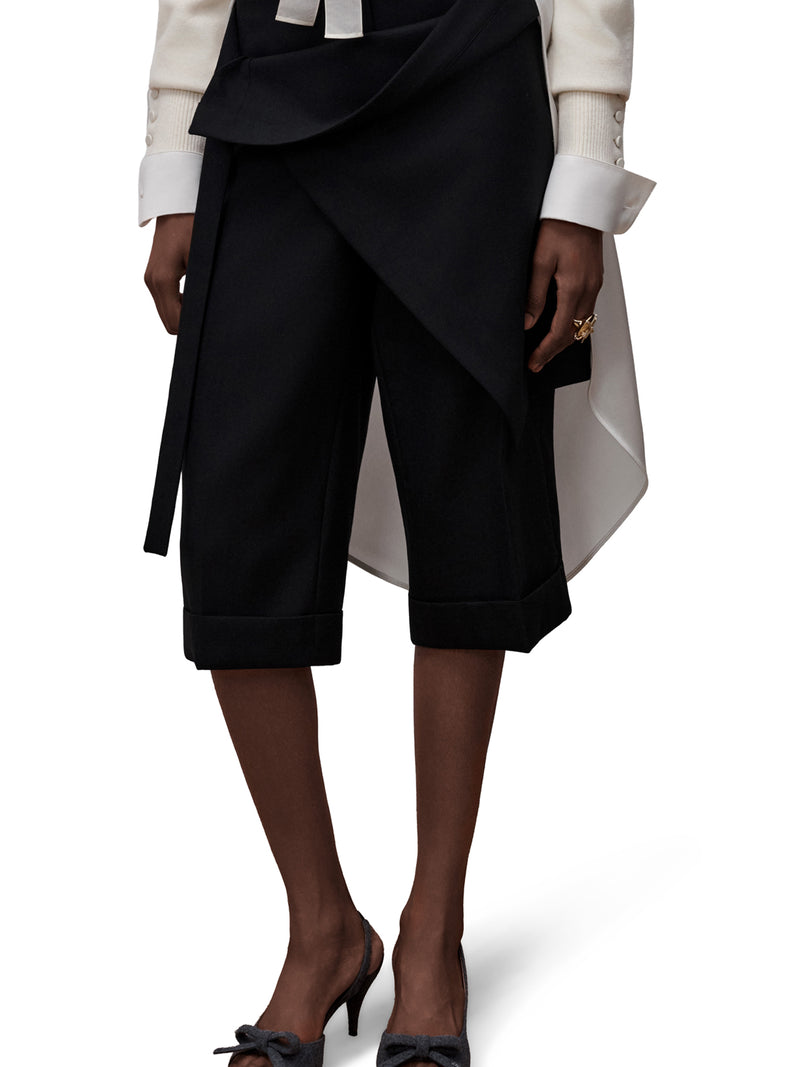 PANTALONI ALLA CAVIGLIA DRAPPEGGIATI