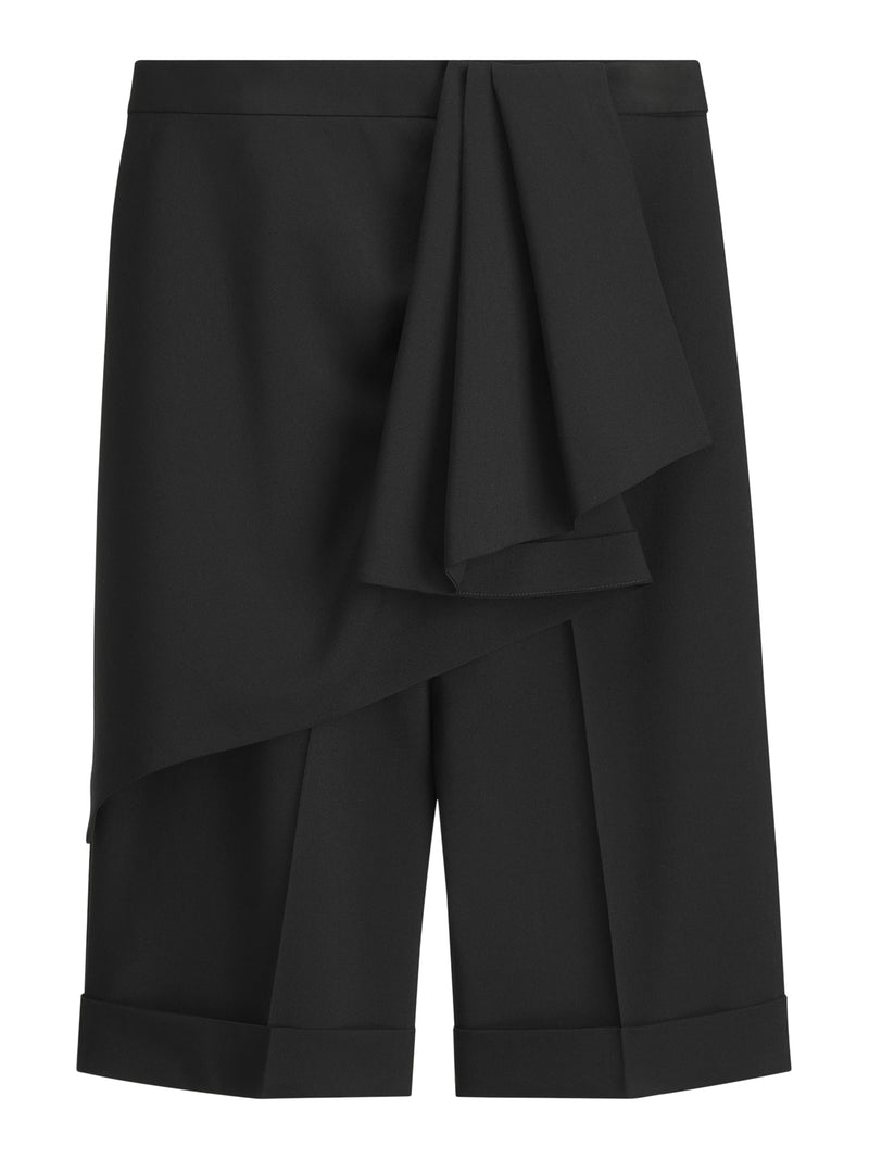 PANTALONI ALLA CAVIGLIA DRAPPEGGIATI