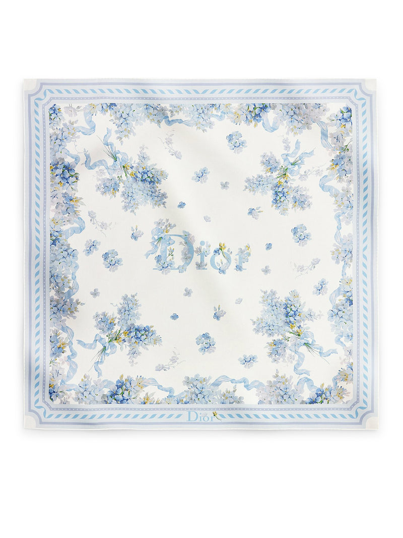 FOULARD QUADRATO DIOR LILAC BOUQUET 90