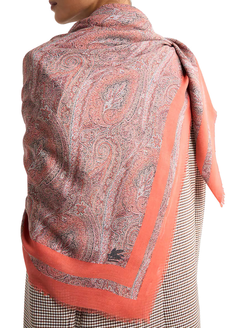 FOULARD IN MODAL CON MOTIVO PAISLEY FLOREALE