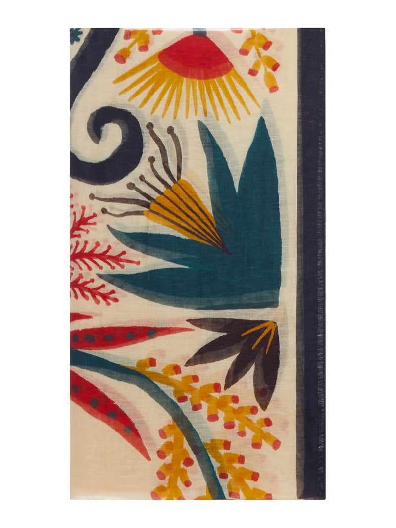 FOULARD IN MODAL CON STAMPA SPECCHIATA