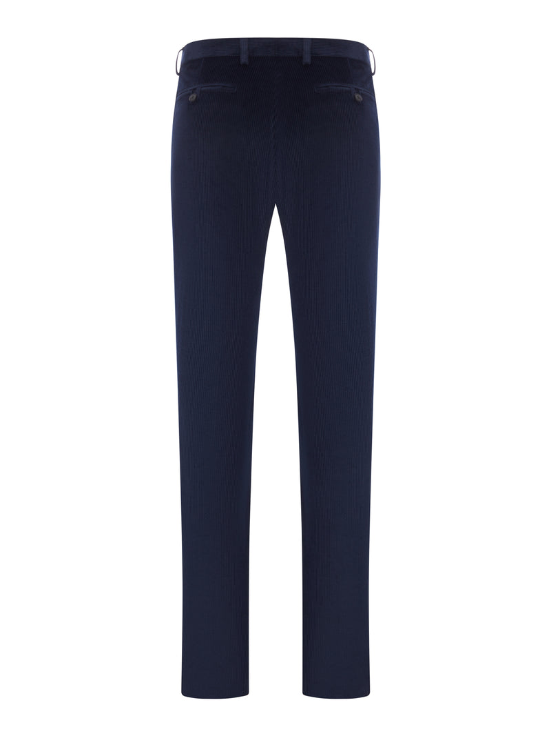 PANTALONI SLIM FIT IN VELLUTO A COSTE